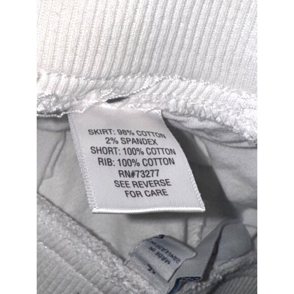 White Croft & Barrow Skort With Built-In Shorts Cotton & Spandex Blend Womens Si - Picture 3 of 7